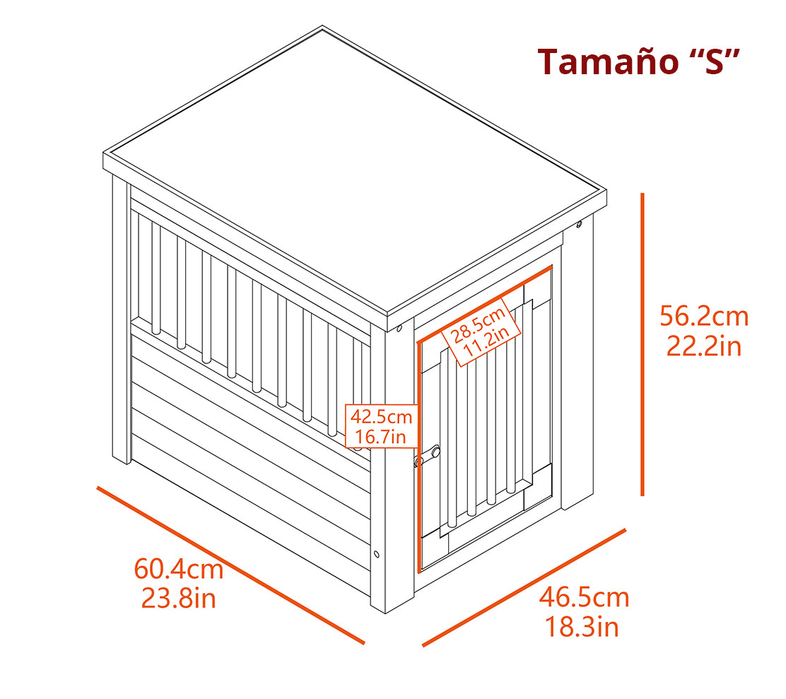 Jaula Para Perros Confort Modelo Arkansas - Perrera De Interior - Cuatro Colores Y Tres Tamaños A Elegir - Negro_2