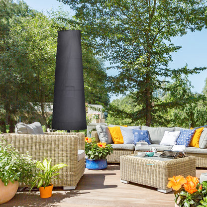 Outsunny Funda Para Sombrilla De Jardín Impermeable 240x48/70 Cm Negro_1