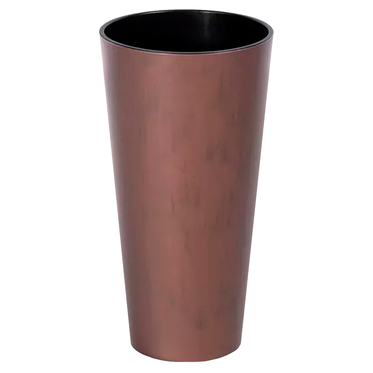 Maceta Tubus Slim Corten 64l., Con Depósito, Dimensiones (mm) 400x400x762, Color Cobre_0