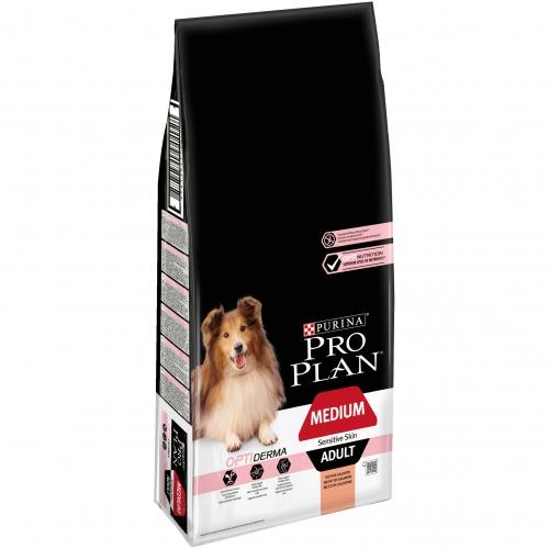 PRO PLAN Médio OPTIDERMA Salmão 14 kg