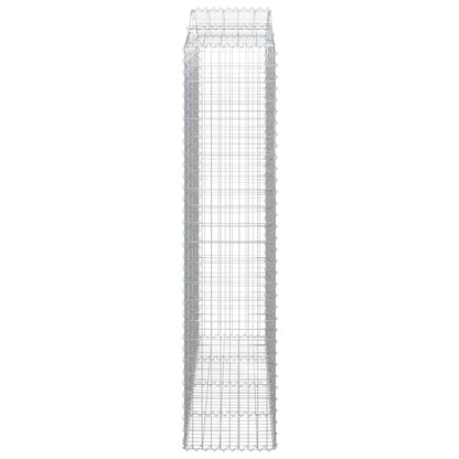 Cestas De Gaviones 13 Uds Forma De Arco Hierro 200x50x220/240cm_4