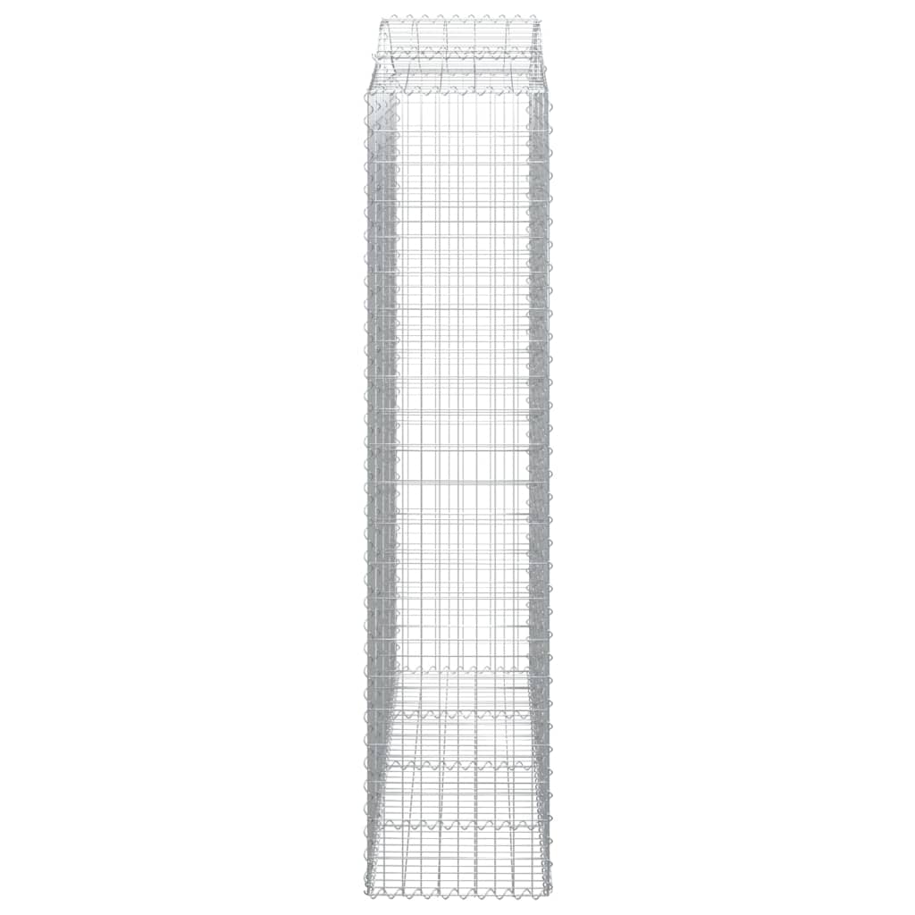 Cestas De Gaviones 11 Uds Forma De Arco Hierro 200x50x220/240cm_4