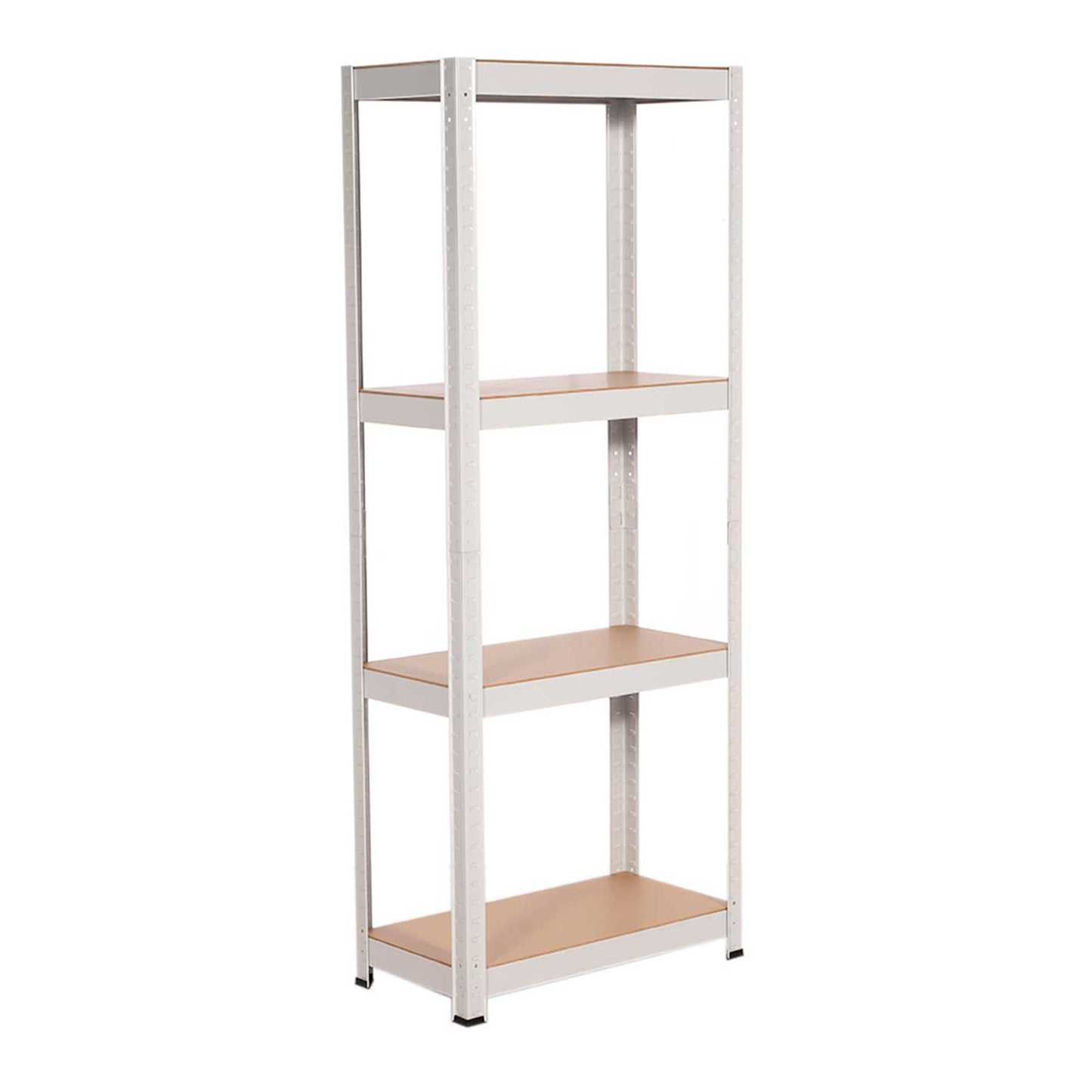 Estantería Metálica Blanca Con 4 Baldas Ajustables 148x60x30cm 240kg 7house_0