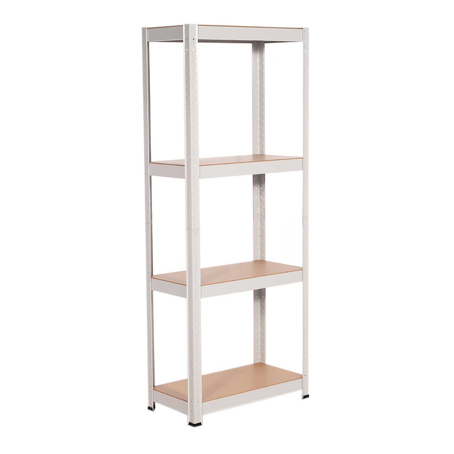 Pack 2 Estanterías Metálicas Con 4 Baldas Ajustables 148x60x30cm 240kg_1