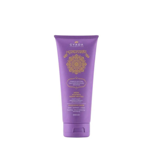 Mascarilla Purificante Ayurvédica Neem, Moringa, Henné Neutro Gyada 200ml_0