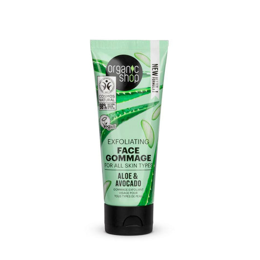Esfoliante facial Gommage Organic Shop 75ml
