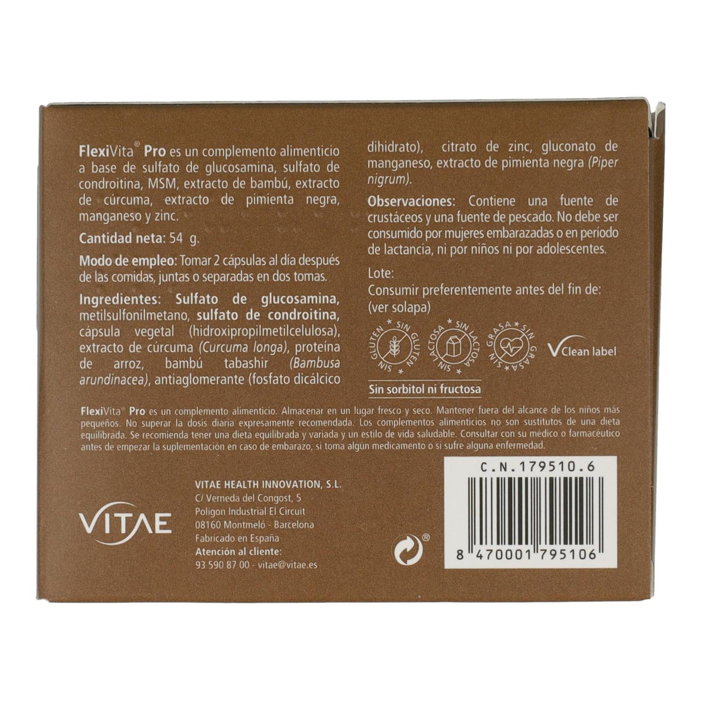 Flexivita Pro Vitae 60 Cápsulas