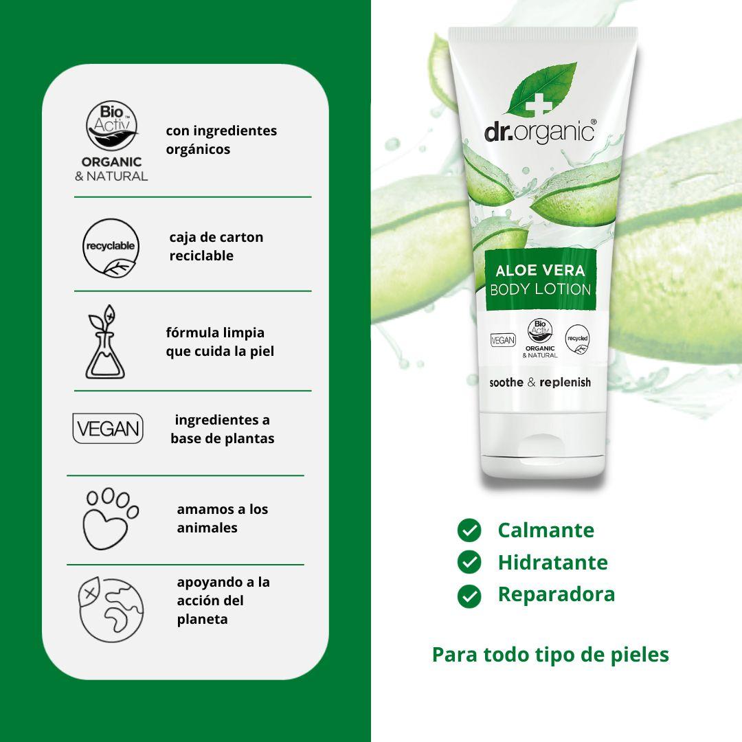 Loção Corporal de Aloé Vera Dr. Organic 200ml