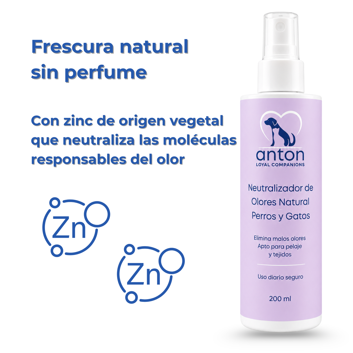 Spray natural neutralizador de olores para perros y gatos – Pack 3 x 200 ml_3