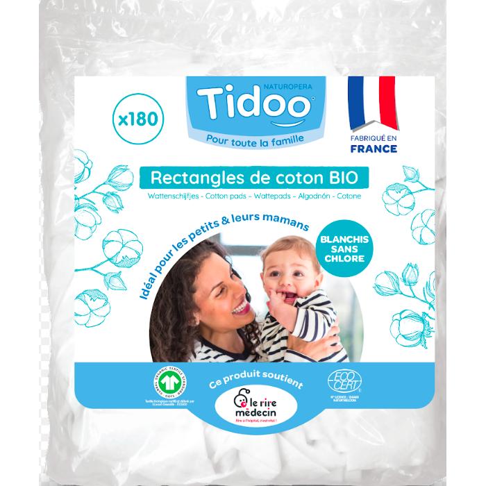 Retângulos de algodão Tidoo 180 peças