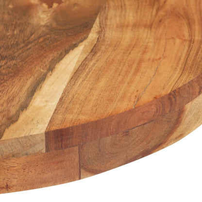 Mesa De Bar Redonda Madera Maciza De Mango Ø60x110 Cm_2