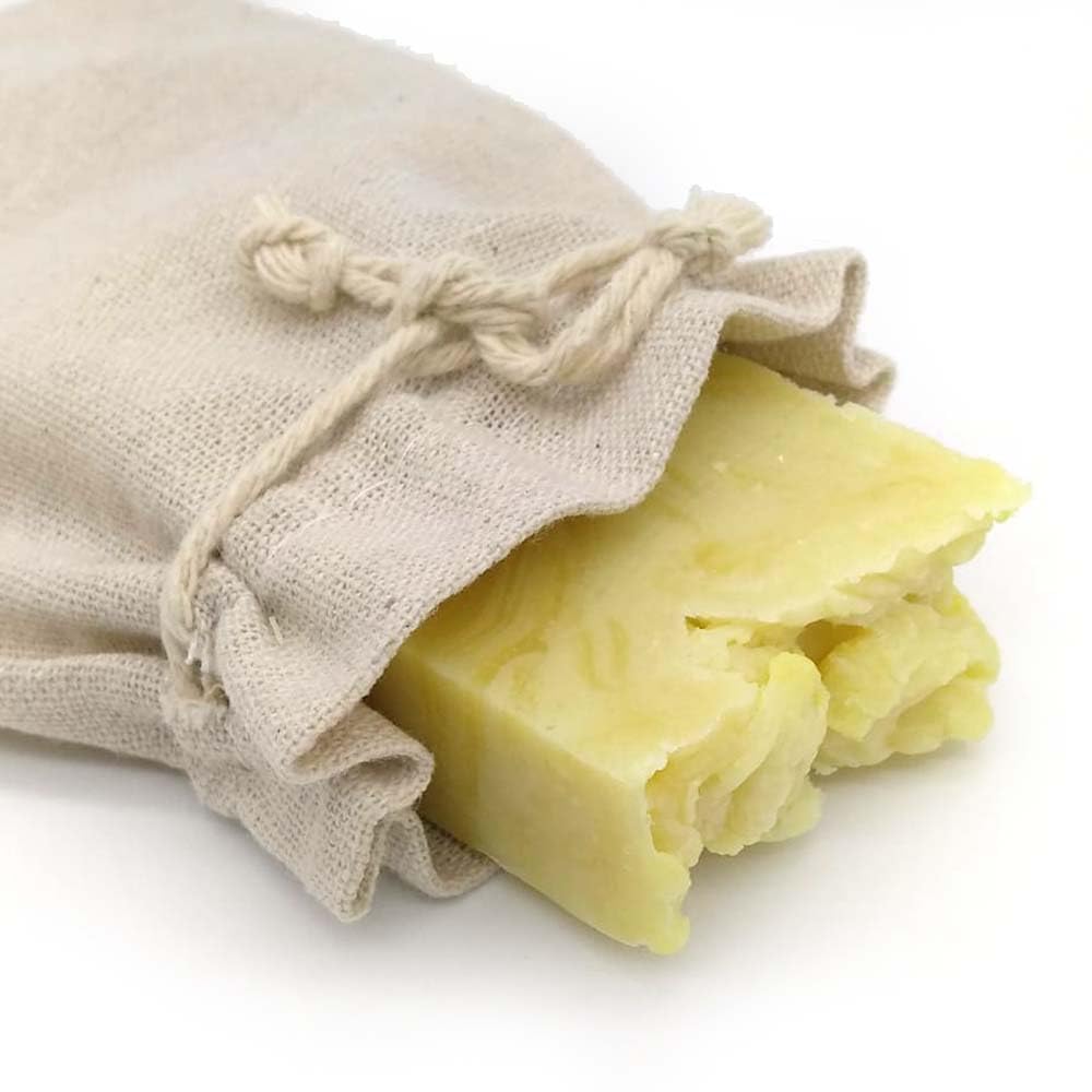 Jabón Natural Argán 90g En Bolsa Regalo De Yute - Regenera, Nutre Y Repara - Piel Mixta, Seca, Deshidratada Y Sensible_0