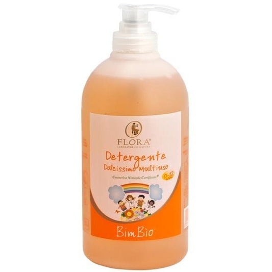 Gel de banho orgânico para bebé Flora
