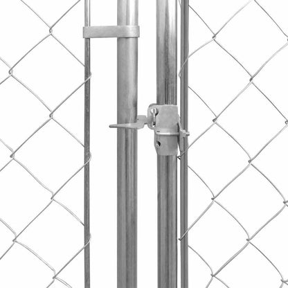 Perrera De Exterior De Acero Galvanizado 570x570x185 Cm_2