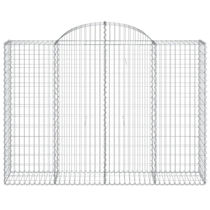 Cestas Gaviones 18 Uds Forma De Arco Hierro 200x50x140/160 Cm_3