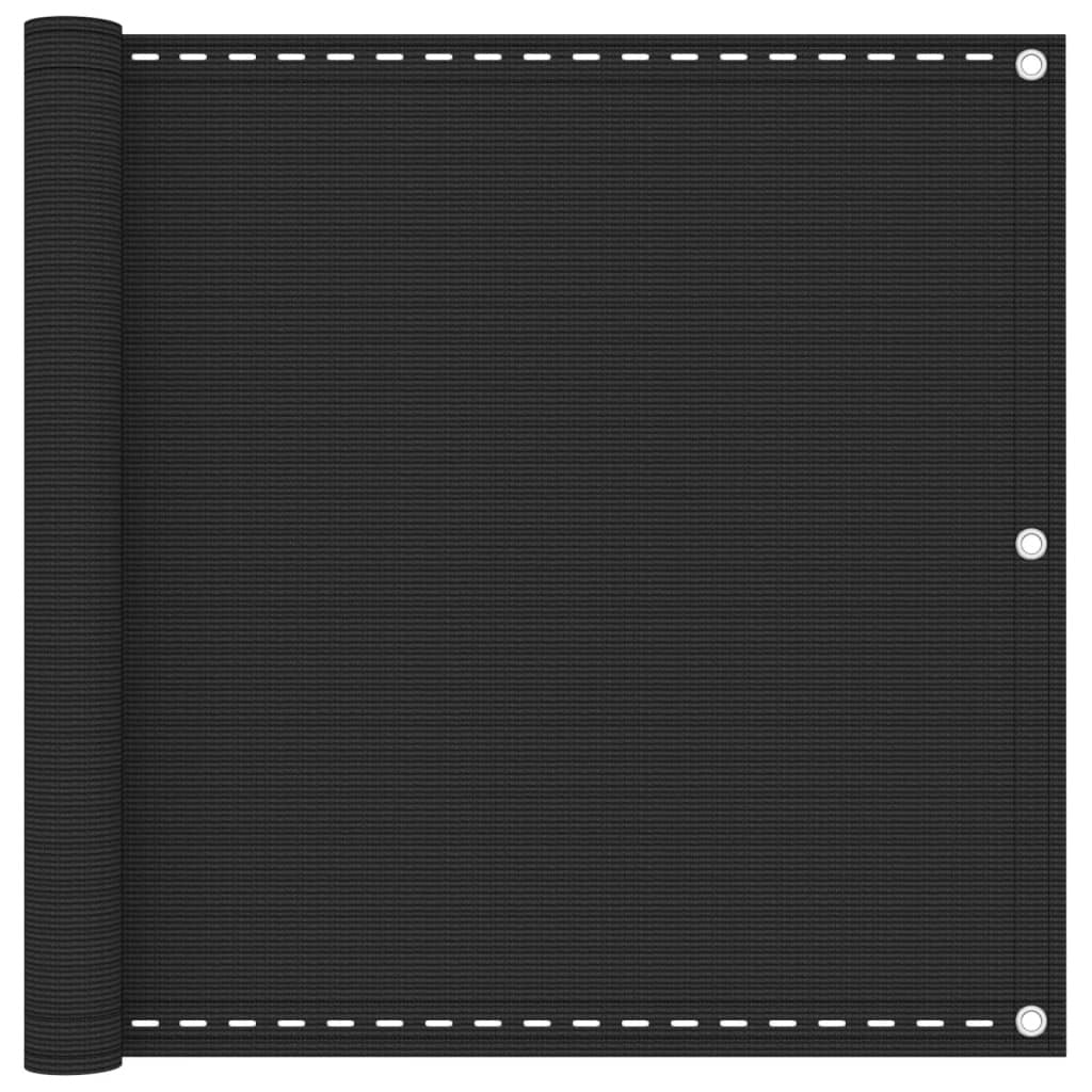 Vidaxl Toldo Para Balcón Hdpe Gris Antracita 90x500 Cm_0