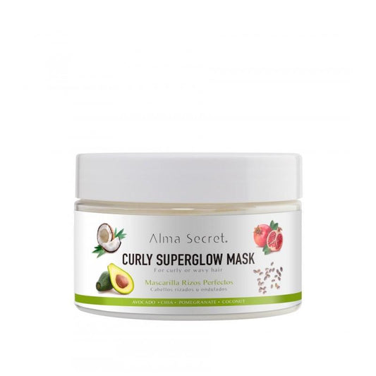 Máscara Superbrilho para Caracóis (Cabelos Encaracolados ou Ondulados) Alma Secret 250 ml