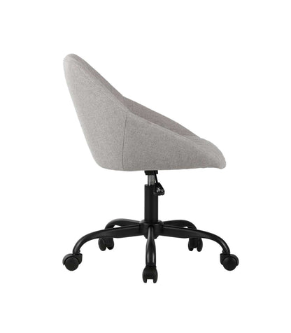 Silla Despacho Giratoria Elevable Acabado Gris Claro, 58m(ancho) 74/84cm(altura) 60cm(fond_3