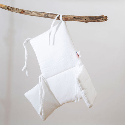 Cojín Para Trona De Algodón Orgánico Blanco_2