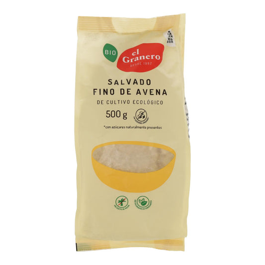 Farelo de Aveia Fino Bio El Granero, 500 Gr