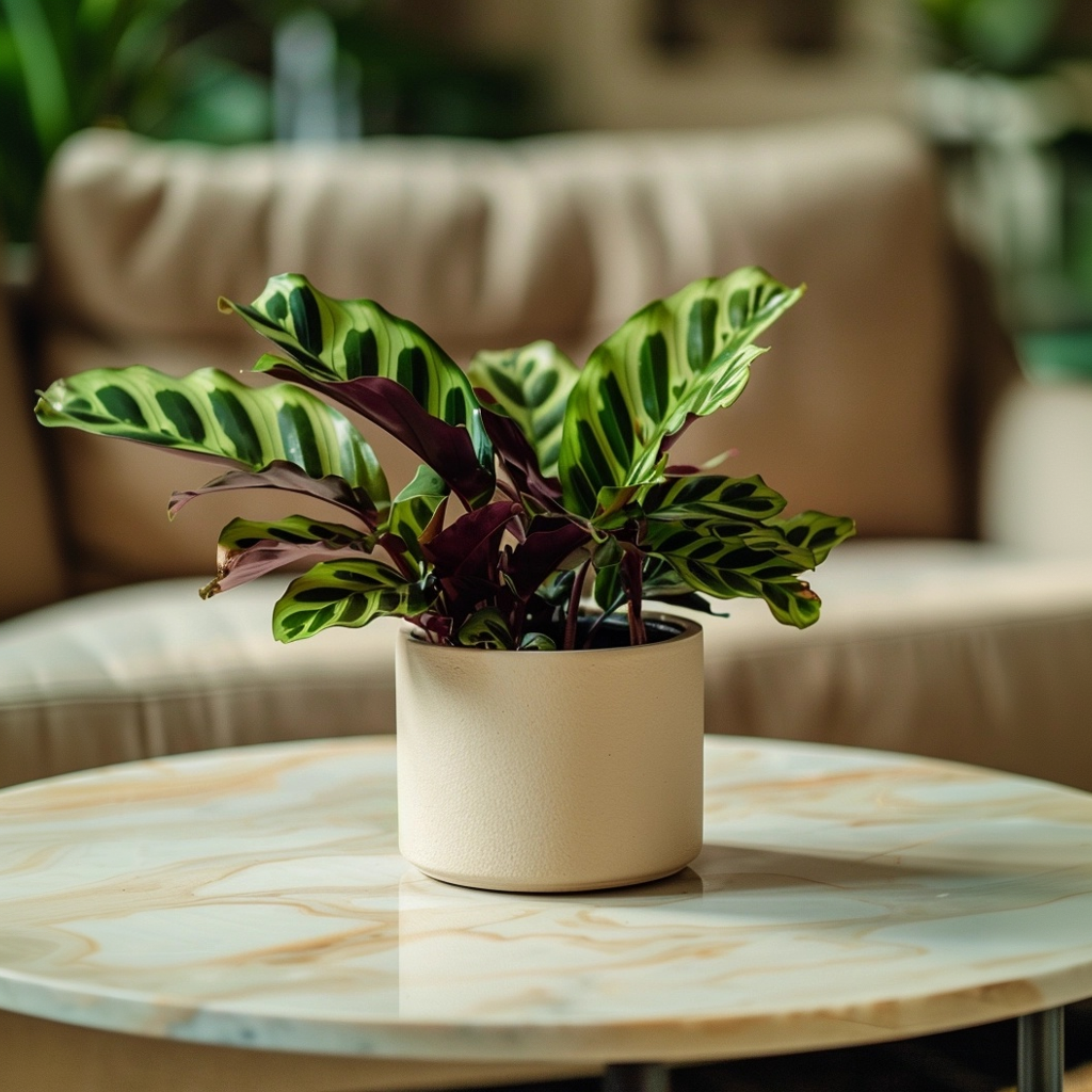 Calathea - 2 Pzs - Goeppertia Insignis - Altura 30-40cm - ⌀12cm_4
