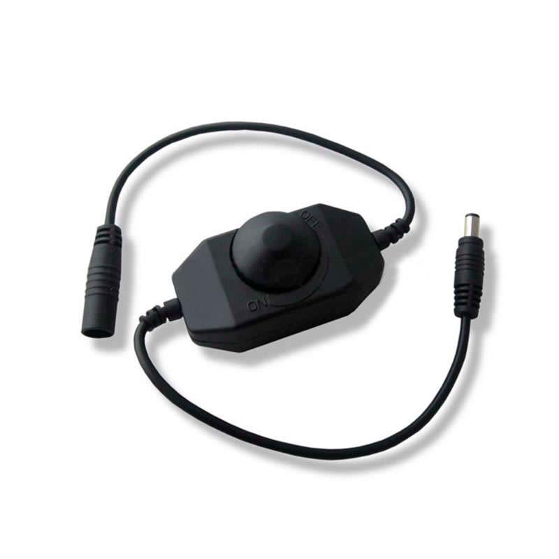 Controlador Para Tira Led Monocolor Dimmer Negro_1