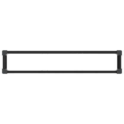 Arriate Elevado Negro 150 X 30 X 72 Cm Wpc Y Aluminio_4