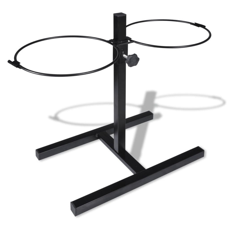 Vidaxl Soporte De Alimentación Ajustable Mascota 2x4.1l Tazón Inoxidable_5