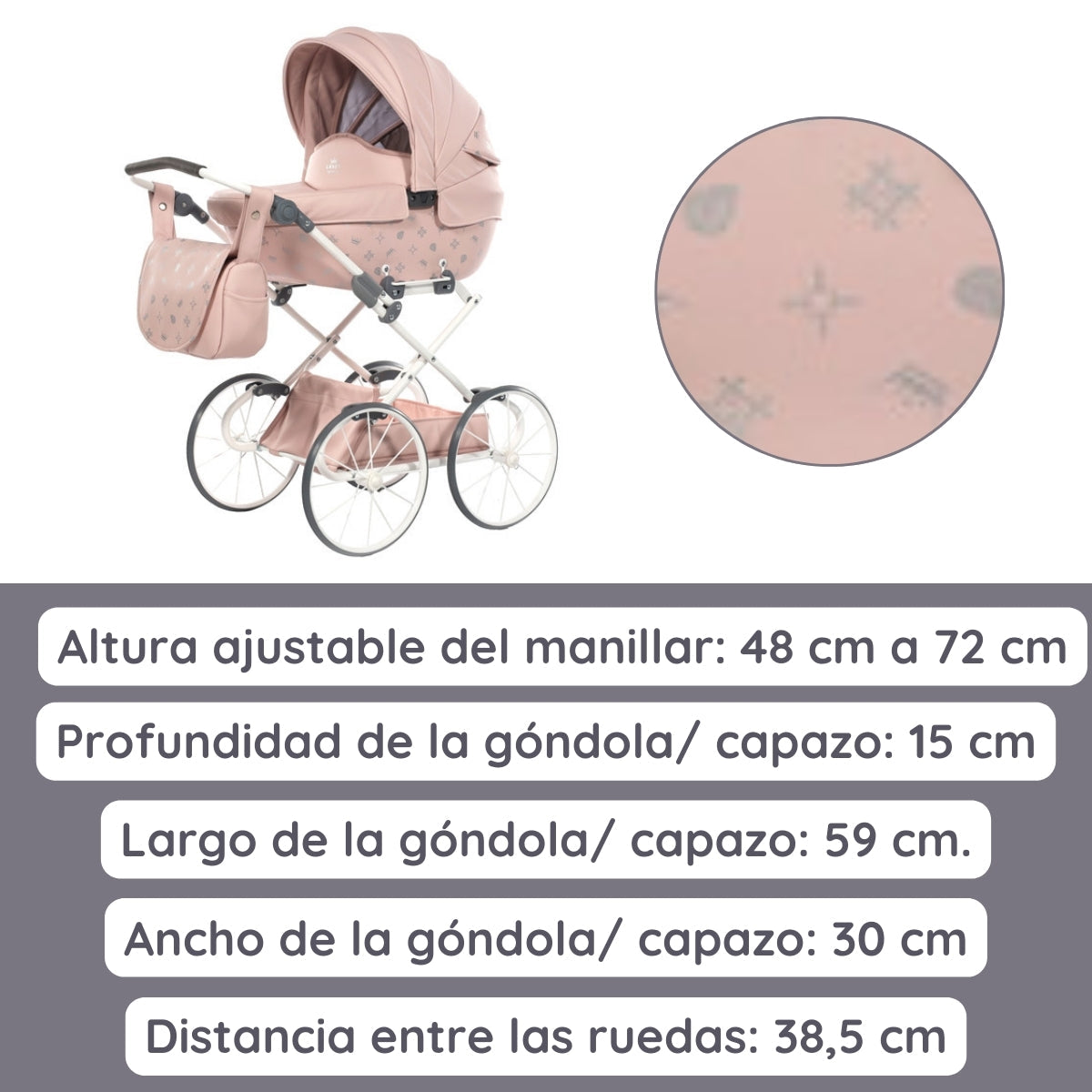 Carro De Muñecas Imperial Classic_pink_3