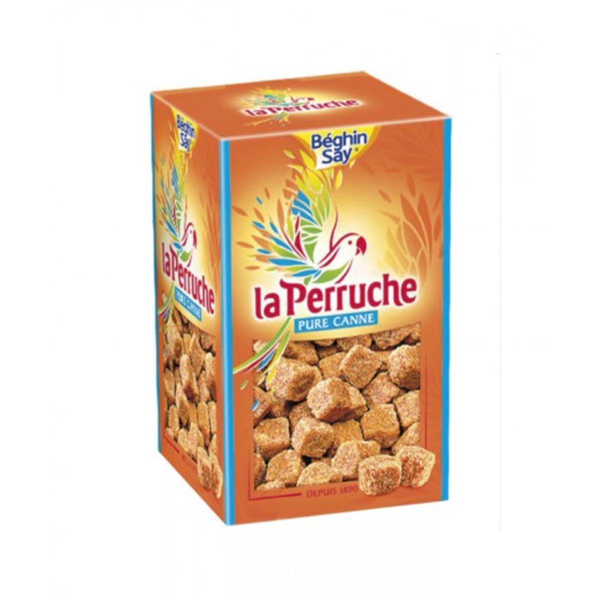 La Perruche Cubos irregulares de açúcar mascavado Béghin Say 250g