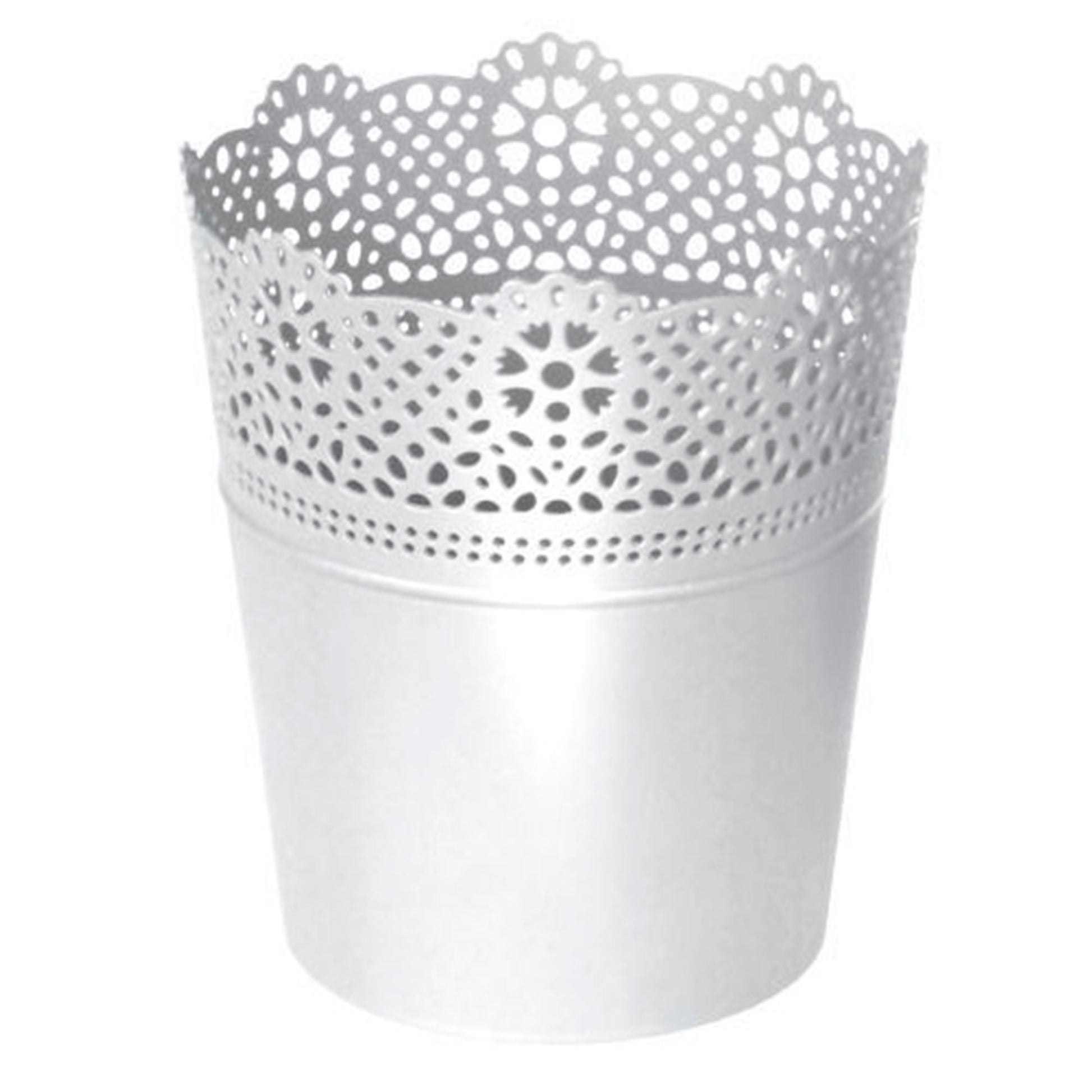 Maceta Lace , Dimensiones (mm) 160x160x185, Color Blanco_0