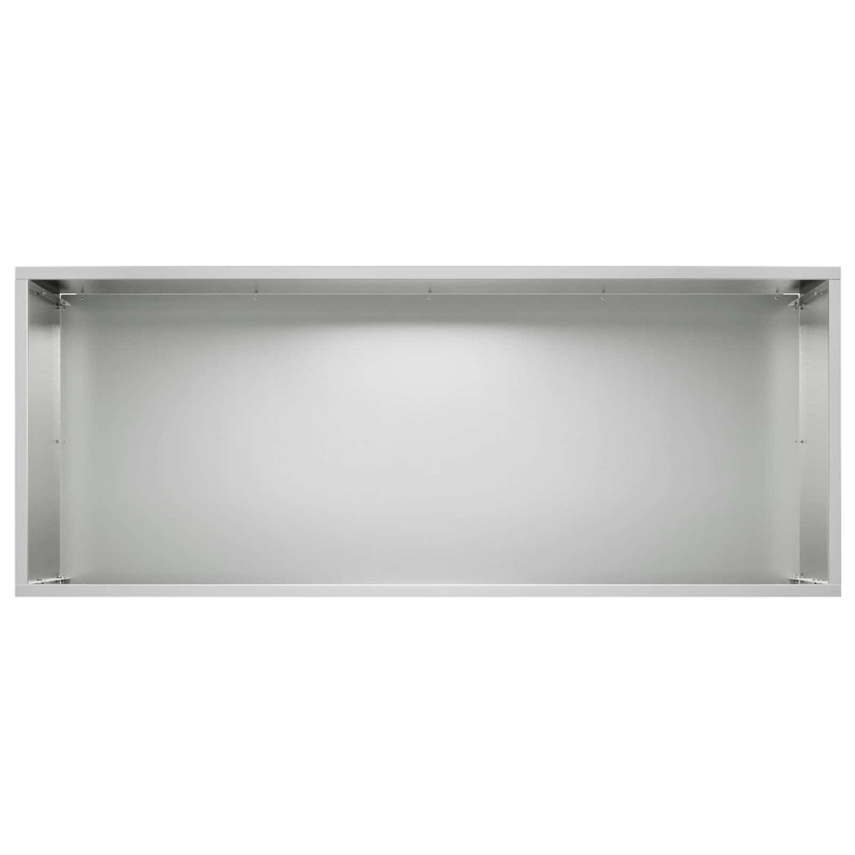 Macetero De Jardín Plateado 80 X 40 X 40 Cm Acero Galvanizado_3