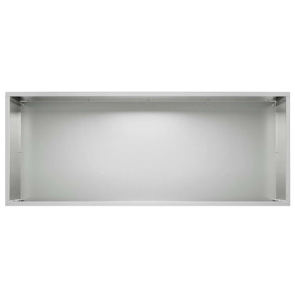 Macetero De Jardín Plateado 80 X 40 X 40 Cm Acero Galvanizado_3