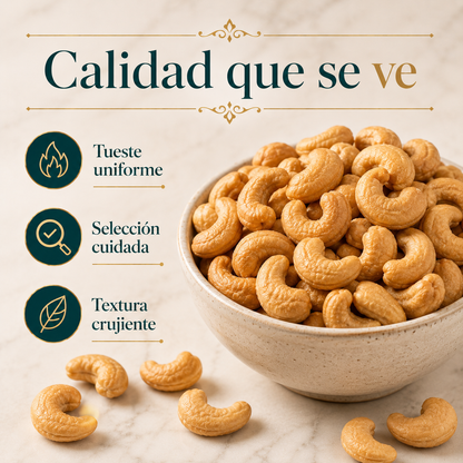 Anacardo Tostado Premium - Envasados Al Vacío - 800 G | Fruto Seco Ecológico Premium, Snack Vegano Natural, Sin Gluten_3
