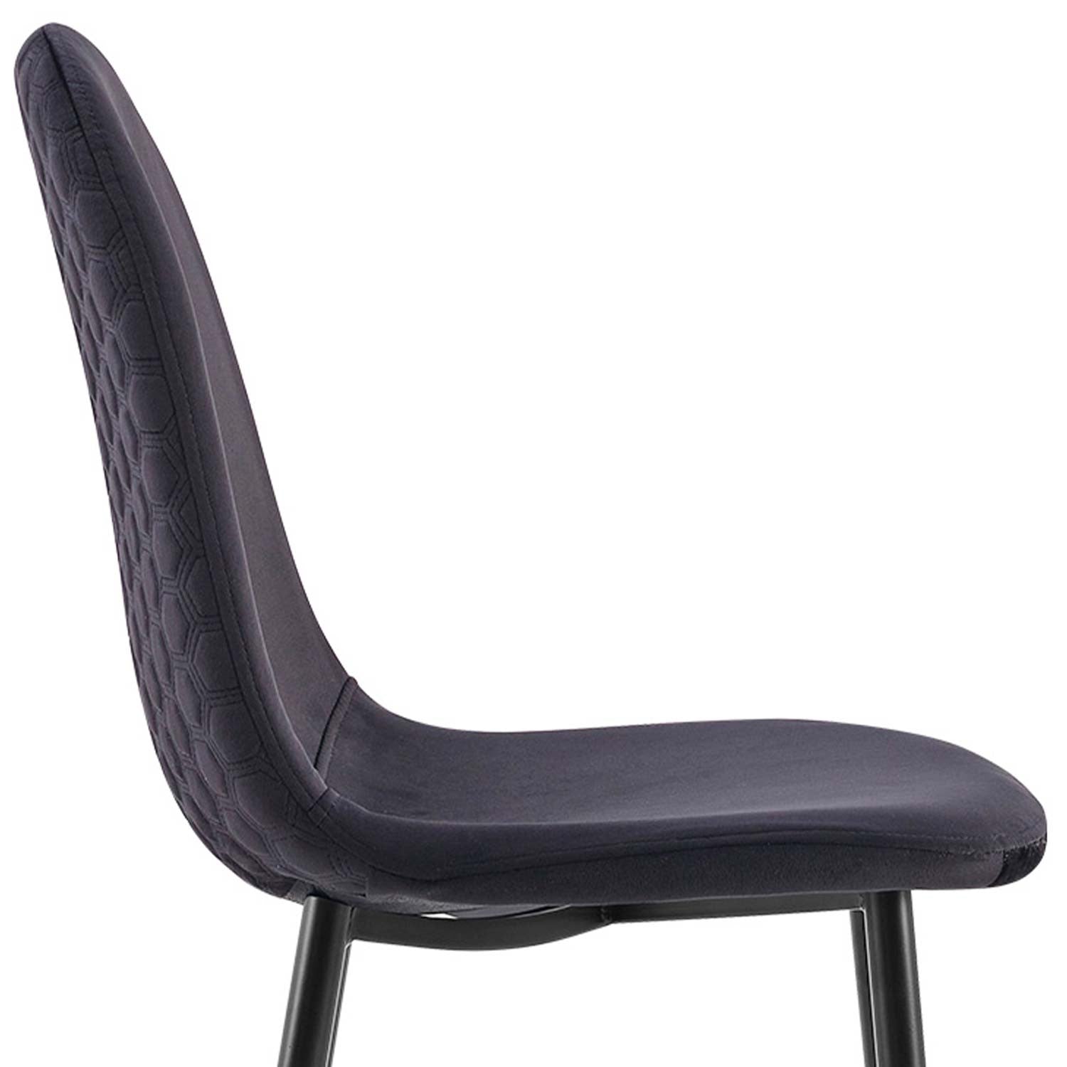 Pack 2 Sillas De Comedor Terciopelo Lonche 91x51x44cm Thinia Home_4