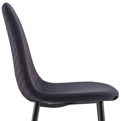Pack 2 Sillas De Comedor Terciopelo Lonche 91x51x44cm Thinia Home_4