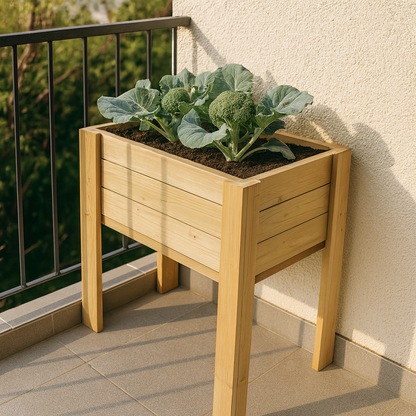 Mesa De Cultivo Bora Profunda 30cm Vidahuerto 80x40x80 Cm._1