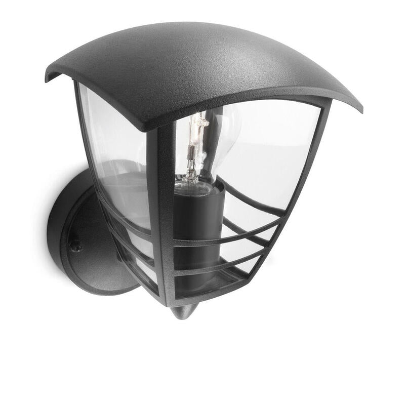 Aplique Exterior Pared 1x60w Negro Mod. Creek Philips_3