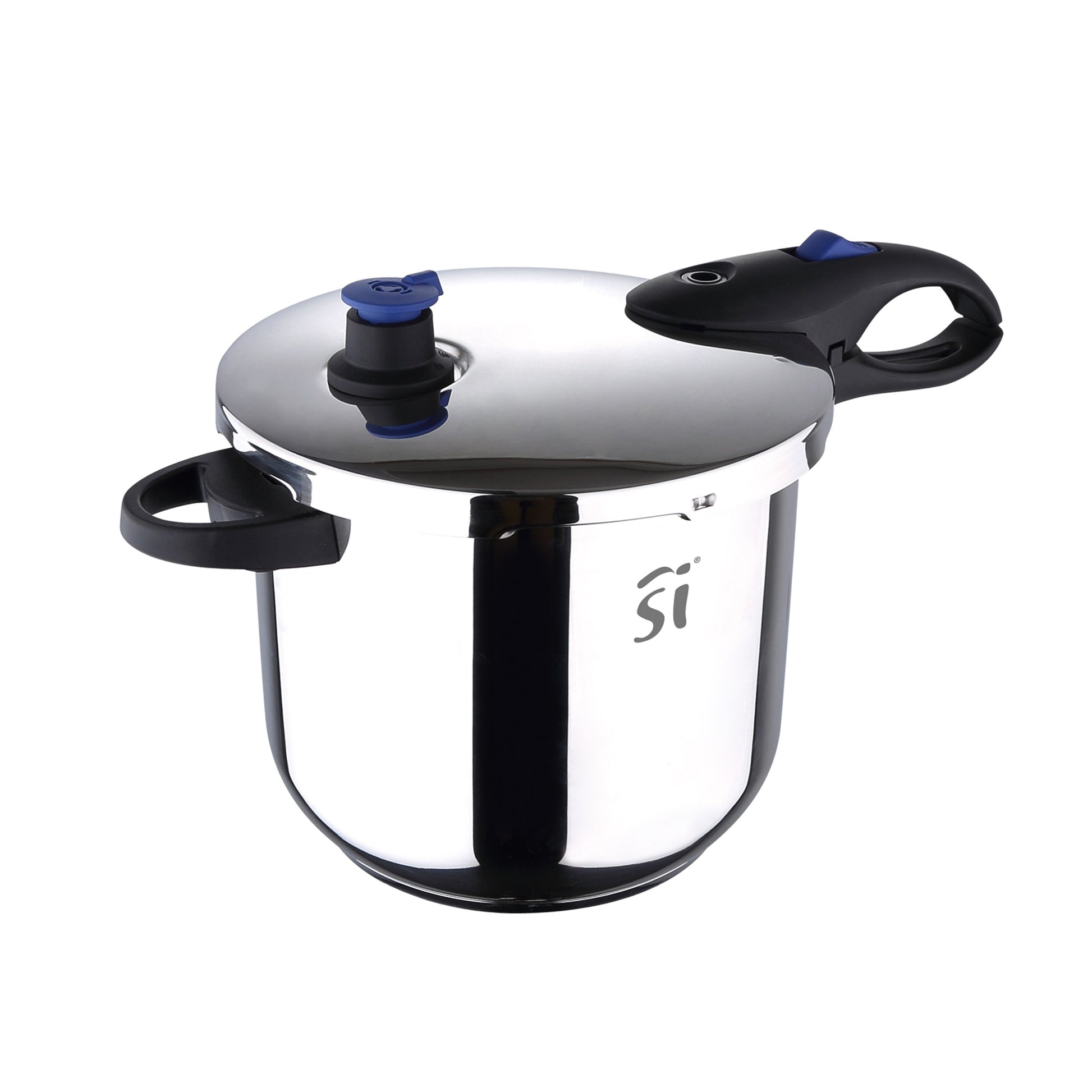 Set Batería 5pc Acero Inox + 2 Ollas A Presión Con Tapa + Set 5pc Sartenes (con Tapas) Ø20ø24ø28 Para Inducción San Ignacio