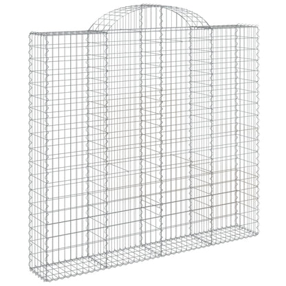 Cestas De Gaviones 7 Uds Forma De Arco Hierro 200x30x180/200 Cm_2