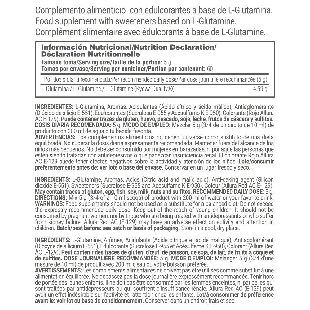 Glutamina Kyowa® - 300g - Sandias De Gominola - Ayuda A Reparar Las Células Desp - Masmusculo_5