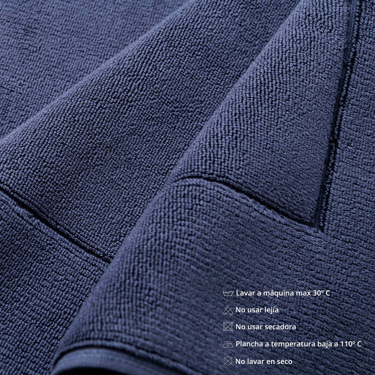 Alfombrilla De Baño 50x80cm 100% Algodón 1450gsm Navy Scalpers Home