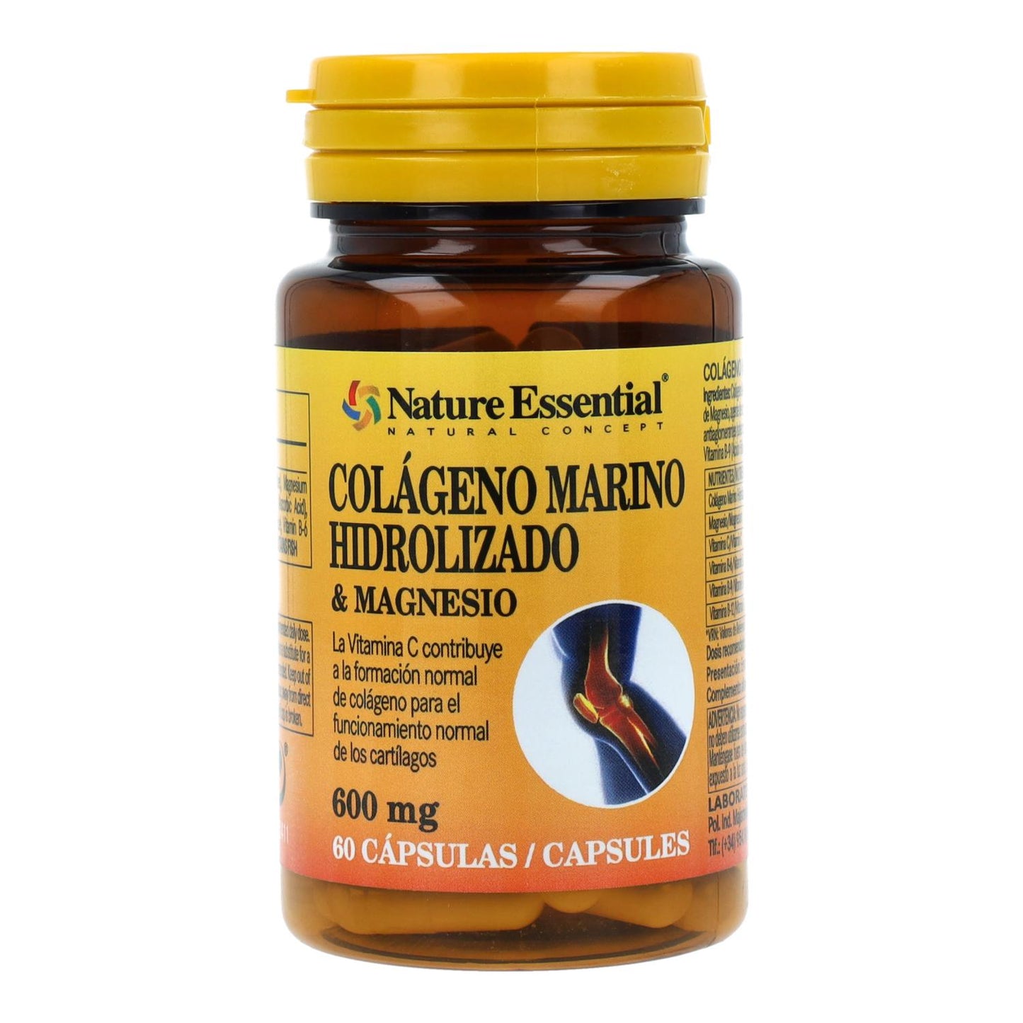 Hydroli+ MG colagénio marinho 600 mg 60 cápsulas