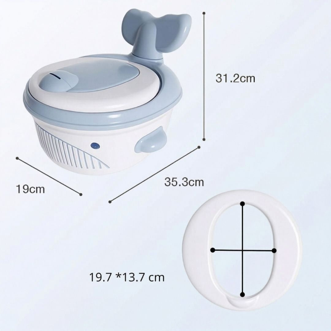 Orinal Infantil 3 En 1 Para Bebé, Tapa Extraíble, Asiento Acolchado Y Antisalpicaduras Bathby_2