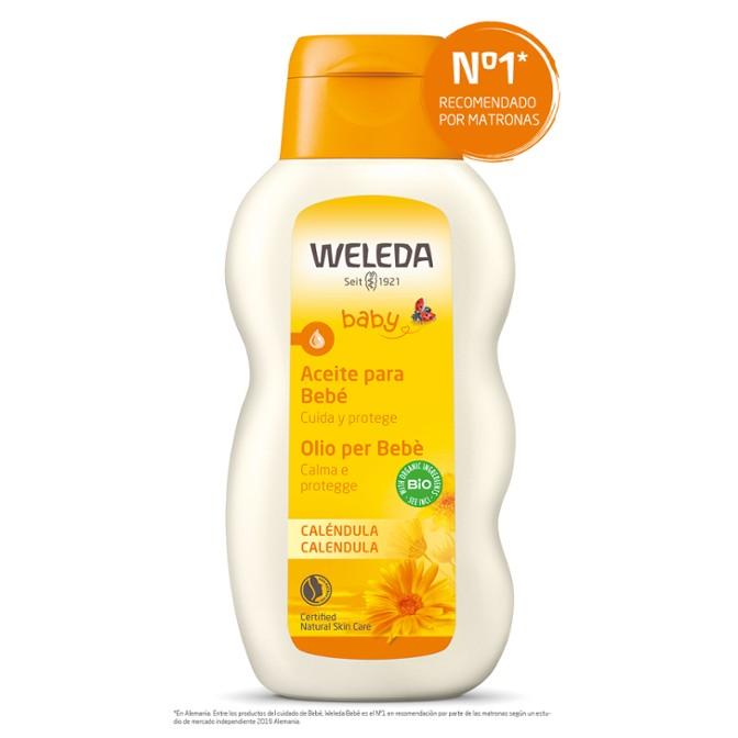 Óleo Corporal de Calêndula Weleda Baby, 200ml