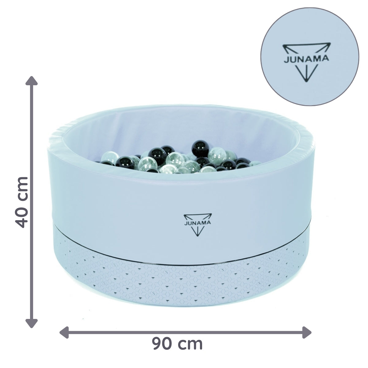 Piscina De Bolas Polipiel Con 200 Pelotas_rosa_5