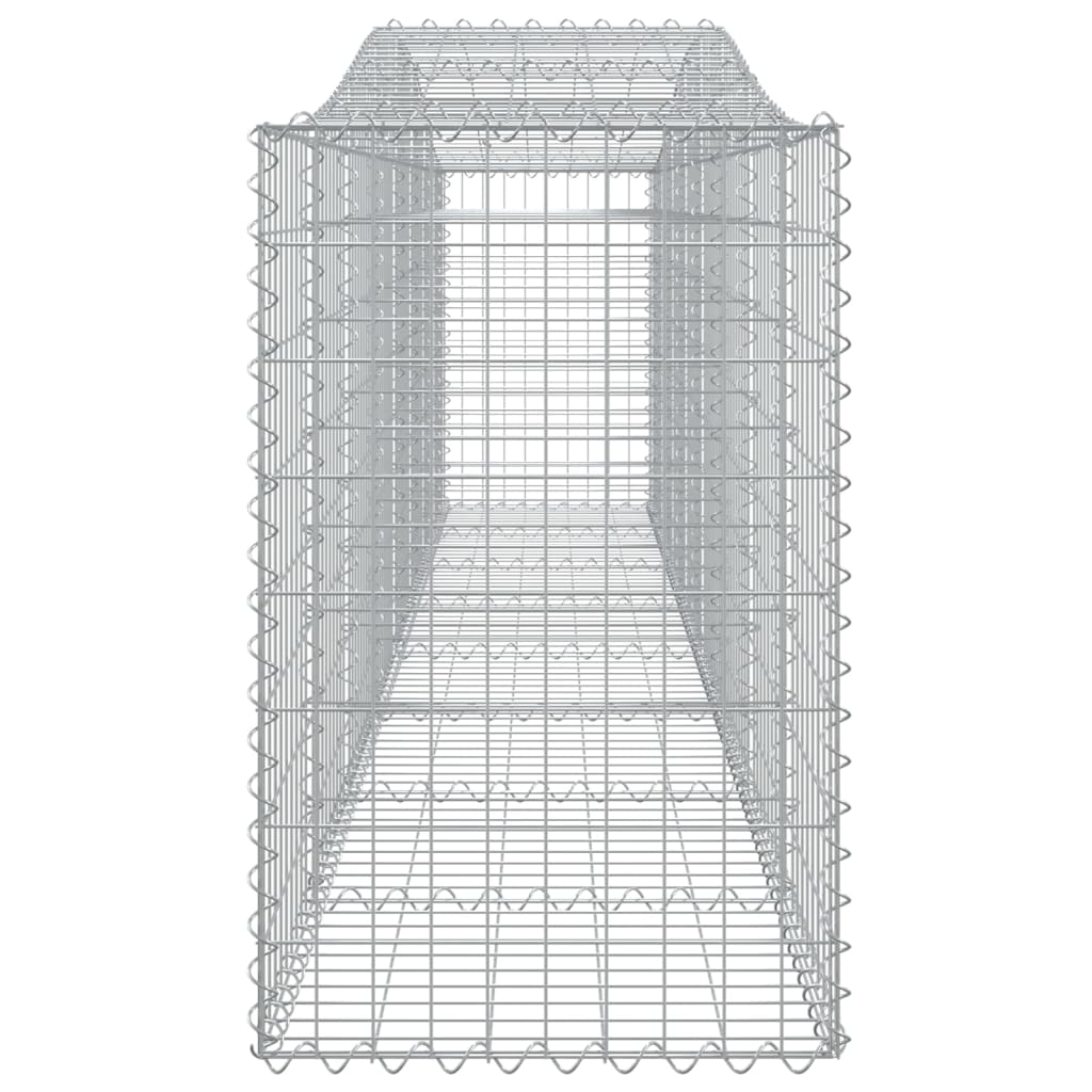 Cestas De Gaviones 4 Uds Forma De Arco Hierro 400x50x80/100 Cm_4