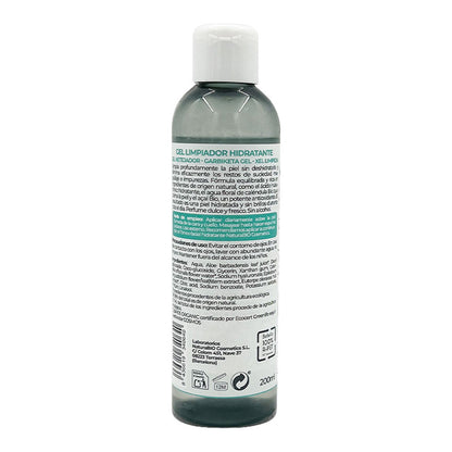 Gel de Limpeza Hidratante com Ácido Hialurónico e Calêndula Orgânica, NaturaBio Cosmetics, 200 ml
