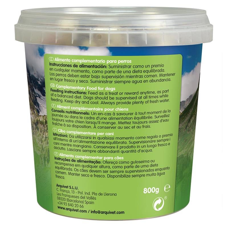 Arquivet Soft Snacks Corações mix 800 g Petisco natural para cães