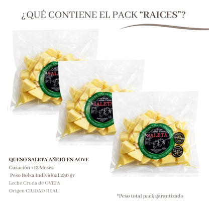 Saleta® Surtido De 3 Bolsas De Queso Precortado Curado De Oveja En Aceite De Oliva Virgen Extra_1